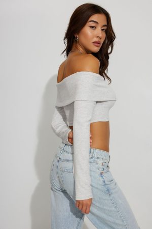 Kayla Foldover Off Shoulder Top