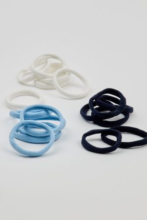 Pack of 18 Seamless Hair Elastics