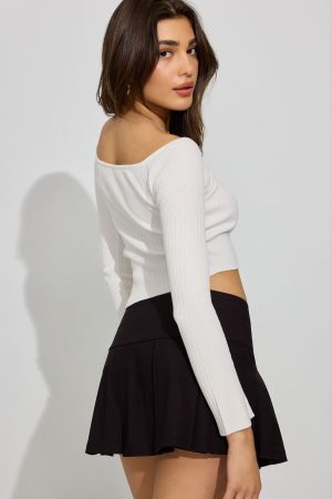Bodycon Off Shoulder Sweater