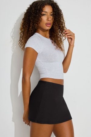 Paris A-Line Micro Skort