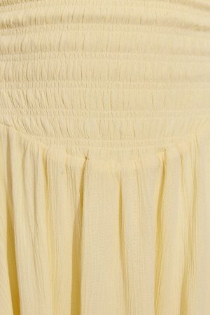 Ayla Halter Smocked Romper Dress