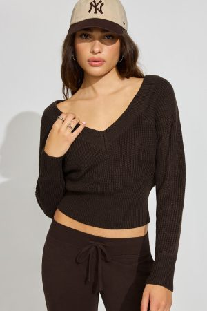 Rylie Supersoft V-Neck Top