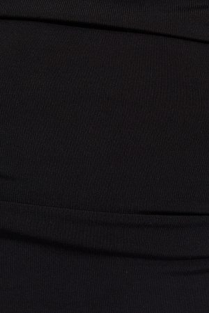 Deep Cowl Neck Halter Top