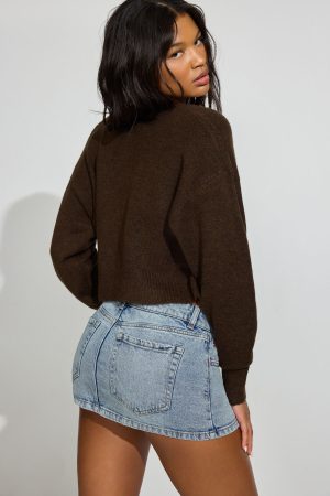 Renee Spongy Cropped Cardigan