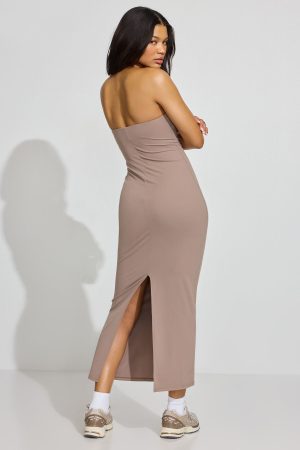 Sleek Maxi Tube Dress