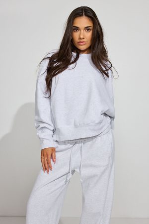 SoftTerry Bubble Crewneck Sweatshirt