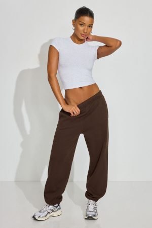 SuperSoft Crewneck Cropped T-Shirt
