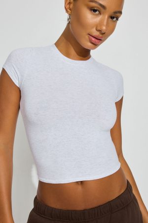 SuperSoft Crewneck Cropped T-Shirt