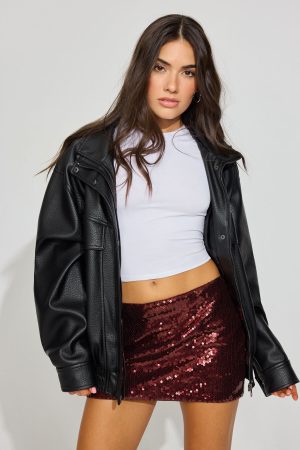 Micro Sequin Skort