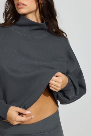 UltraFleece Bubble Mock Neck Sweater