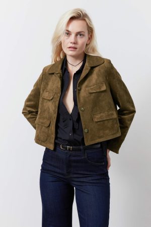 The Cropped Suede Jacket